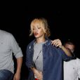 Rihanna se rend au restaurant San Carlo. Manchester, le 11 Juin 2013.