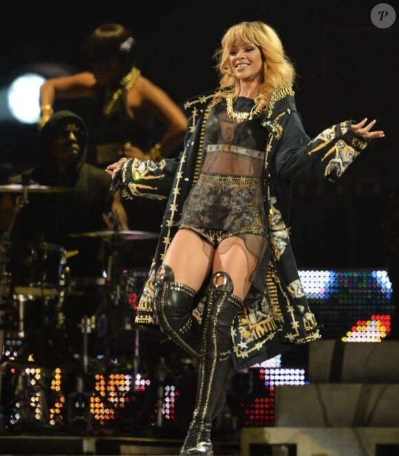 Rihanna en concert au Millenium Stadium. Cardiff, le 10 juin 2013.