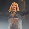 Rihanna en concert à la Manchester Arena dans le cadre de son Diamonds World Tour. Manchester, le 12 juin 2013.