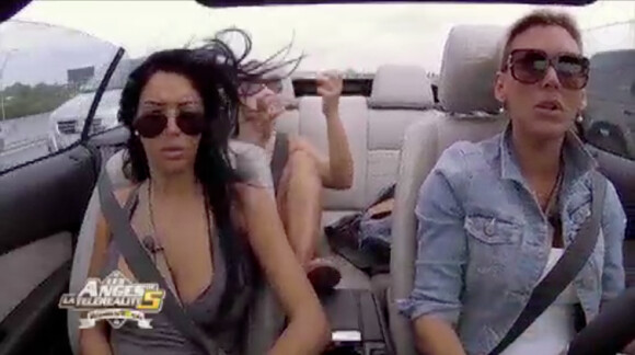 Les filles en voiture dans les Anges de la télé-réalité 5, vendredi 14 juin 2013 sur NRJ12