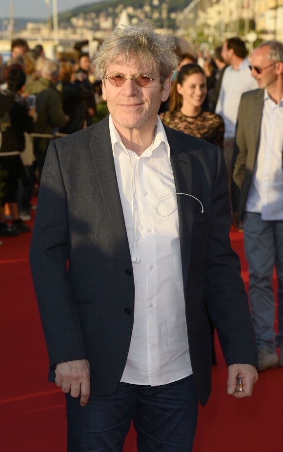 Tcheky Karyo sur le tapis rouge du 27e Festival du Film Romantique de Cabourg, le 15 juin 2013
