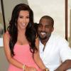 Kim Kardashian et Kanye West à Los Angeles, en mai 2012.