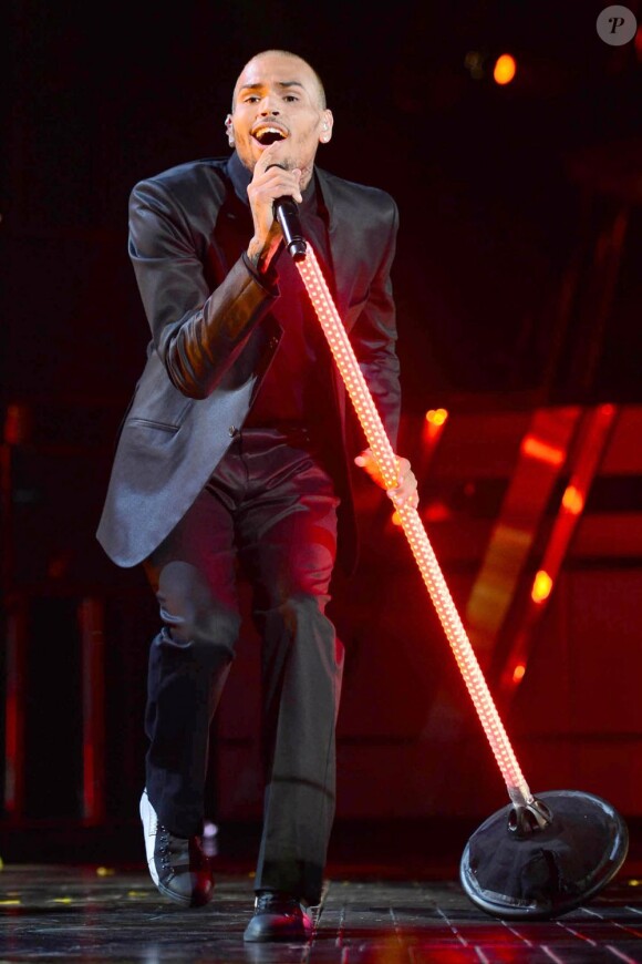 Chris Brown aux Billboard Music Awards à Las Vegas. Le 19 mai 2013.