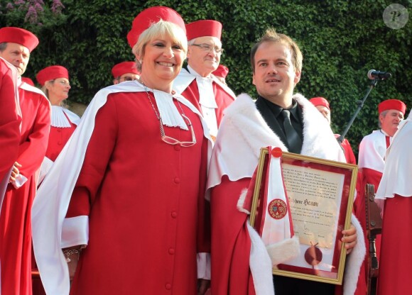 Stéphane Hénon, nommé ambassadeur des vins de Saint-Emilion par la Jurade, le 16 juin 2013 à Saint-Emilion