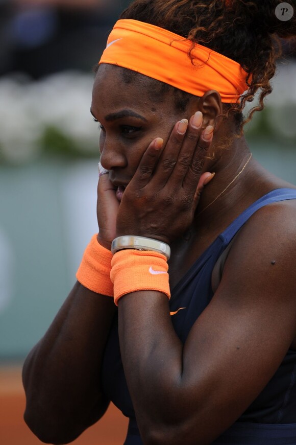 Serena Williams à Roland-Garros le 8 juin 2013