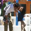 Jennifer Lopez et son ex-mari Marc Anthony vont chercher leurs jumeaux à l'école, à Los Angeles, le 19 juin 2013.