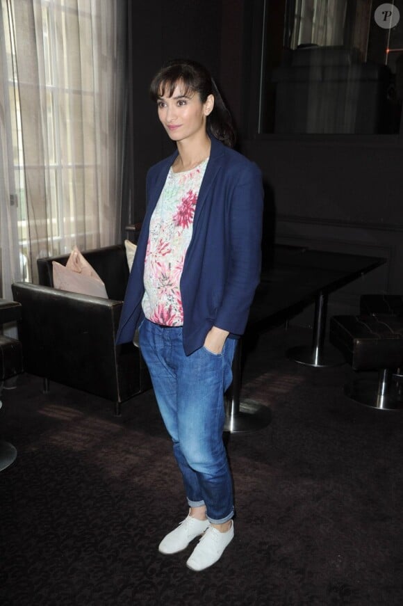 Rachida Brakni, enceinte au photocall de lancement de la Fête du Cinéma 2013 à Paris, le 19 Juin 2013.