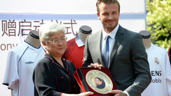 David Beckham : Hystérie, bousculade et blessés lors de sa visite en Chine