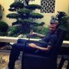 David Beckham se relaxe dans un hôtel de Hangzhou en juin 2013 lors d'un séjour en Chine