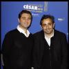 Olivier Nakache et Eric toledano lors du déjeuner des nommés aux César 2012 le 4 février 2012