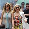 Cameron Diaz et Kate Upton, lookée et chic en balade sur le tournage de The Other Woman à Chinatown, New York, le 24 juin 2013.