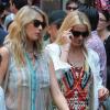 Cameron Diaz et Kate Upton lors du tournage de The Other Woman à Chinatown, New York, le 24 juin 2013.
