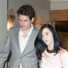 Katy Perry sort du club Friars Club de l'hôtel Waldorf Astoria de New York, avec John Mayer, le 24 juin 2013.