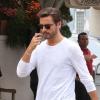 Scott Disick quitte le restaurant Il Pastaio à Beverly Hills, le 25 Juin 2013.