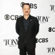 Tom Hanks lors de la conférence de presse des nominés des Tony Awards à New York le 1er mai 2013