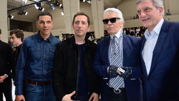 Fashion Week : Gad Elmaleh et Karl Lagerfeld, duo inédit pour Dior Homme