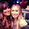 Lea Michele et une amie au concert de Beyoncé à Los Angeles, le 1er juillet 2013.
