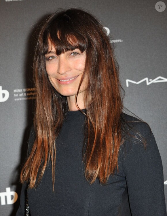 Caroline de Maigret assiste au vernissage de l'exposition Little Black Dress au Mona Bismarck American Center. Paris, le 1er juillet 2013.