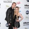 La chanteuse Avril Lavigne et Chad Kroeger à la soirée 2013 Billboard Music Awards au MGM Grand Garden Arena, à Las Vegas, le 19 mai 2013.