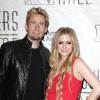 Chad Kroeger et la chanteuse Avril Lavigne à la soirée Songwriters Hall of Fame 44th Annual Induction and Awards Dinner à New York au Marriott Marquis, le 13 juin 2013.