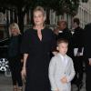 Sharon Stone et son fils Roan Bronstein - Ouverture de la nouvelle boutique Fendi, 51 avenue Montaigne à Paris, le 3 juillet 2013.