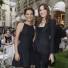 Viriginie Ledoyen et Carla Bruni - soirée Bulgari pour la collection Diva à l'Hôtel Potocki à Paris, le 2 juillet 2013.