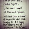 Madonna répond à la polémique avec cette lettre postée le 4 juillet 3013 sur Instagram.
