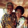 Nelson Mandela et sa femme Graça Machel le 1er juillet 1998.