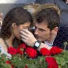 Iker Casillas et Sara Carbonero à Madrid, le 8 mai 2011.