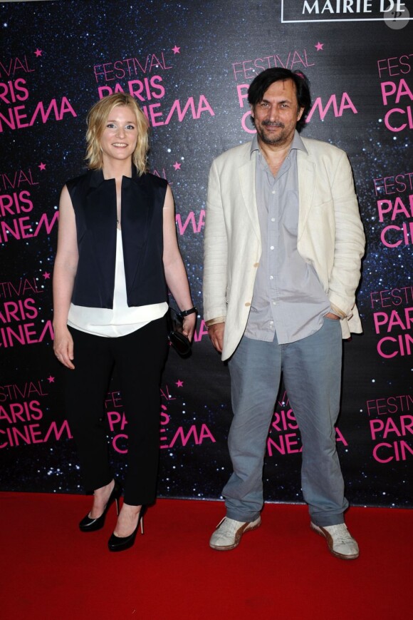 Natacha Régnier et Serge Riaboukine lors de la cérémonie de clôture et la remise des prix du festival Paris Cinéma le 8 juillet 2013