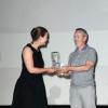 Bénedicte Thomas reçoit le prix Grazia pour Eka et Natia lors de la cérémonie de clôture et la remise des prix du festival Paris Cinéma le 8 juillet 2013