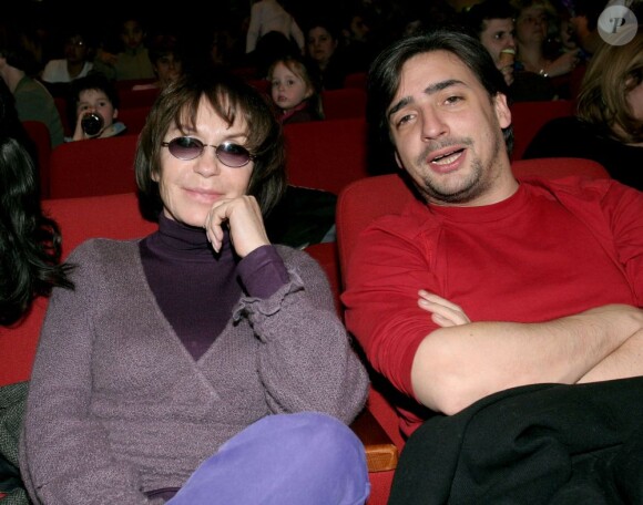 Danièle Evenou et son fils Frédéric en mars 2006 à Paris