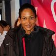 Christine Arron lors de la 10ème édition de de la course Odyssea au profit de de la lutte contre le cancer du sein à Paris le 7 Octobre 2012