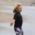  Zuma, fils de Gwen Stefani et Gavin Rossdale, à la plage de Malibu le 13 juillet 2013.  