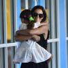 Katie Holmes emmène sa fille Suri Cruise à sa leçon de gymnastique à New York le 15 juillet 2013