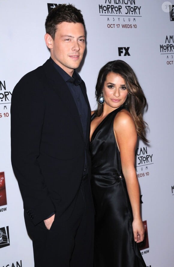 Corey Monteith et Lea Michele - à Los Angeles, le 13 octobre 2012.