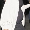 Halle Berry enceinte à l'aéroport de Los Angeles, le 16 juillet 2013.