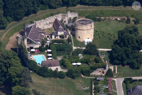 Château des Condé à Vallery ou a eu lieu le mariage d'Halle Berry et Olivier Martinez le 13 juillet 2013.