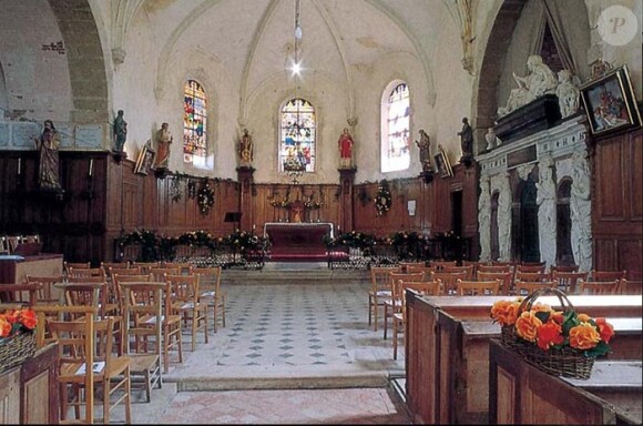 L'église de Vallery ou a eu lieu le mariage religeiux d'Halle Berry et Olivier Martinez le 13 juillet 2013.
