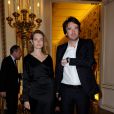 Natalia Vodianova et Antoine Arnault au ministère de la Culture où Bono a reçu les insignes de Commandeur de l'ordre des Arts et des Lettres, à Paris le 16 juillet 2013.