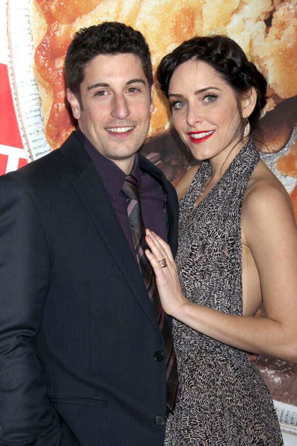 Jason Biggs et sa femme Jenny Mollen en mars 2012.