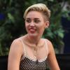 Miley Cyrus sur le plateau de l'emission "Good Morning America" à New York, le 15 juillet 2013.