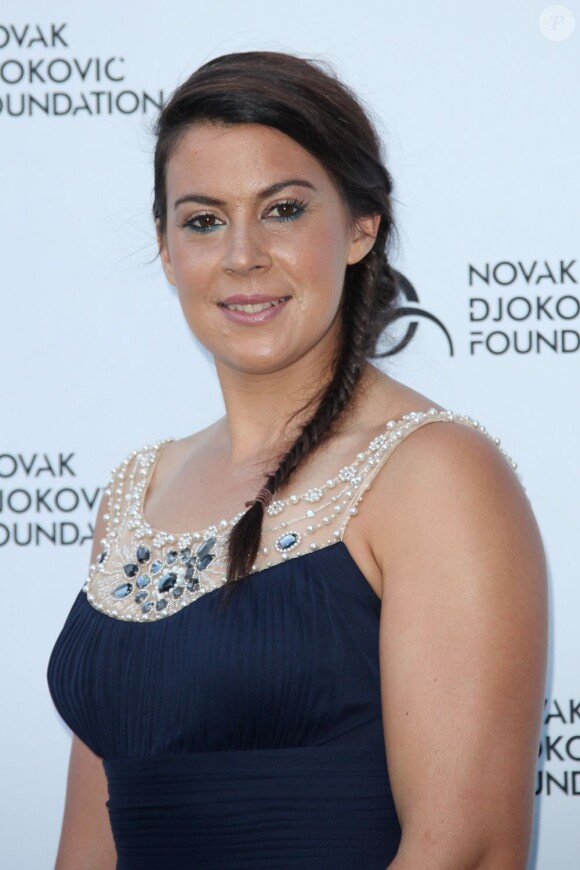 Marion Bartoli lors du gala de la Fondation Novak Djokovicau Roundhouse de Londres le 8 juillet 2013