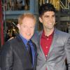 Jesse Tyler Ferguson et son compagnon Justin Mikita à New York le 17 avril 2013.