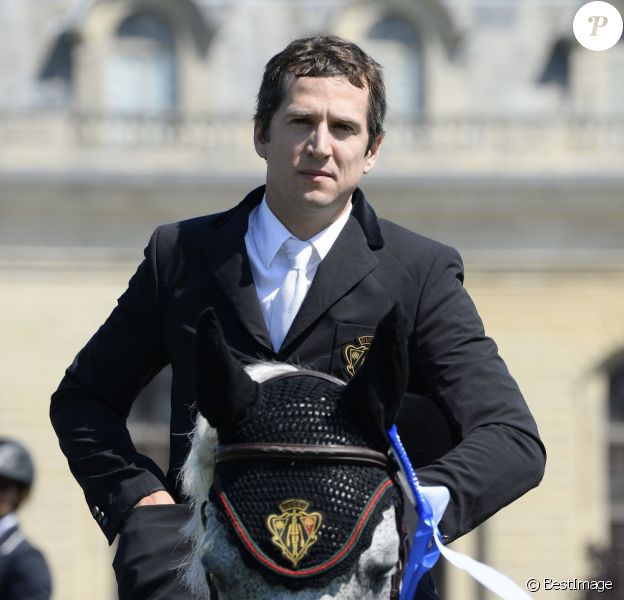 L'acteur Guillaume Canet lors du jumping de Chantilly le 20 juillet 2013