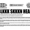 Les crédits pour le clip animé de BLKKK SKKKN HEAD (Black Skinhead), réalisé par Nick Knight.