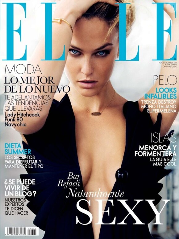 Bar Refaeli en couverture du magazine Elle España. Août 2013.