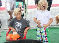 Gwen Stefani : Ses fils Kingston et Zuma, amis des animaux devant leur nounou