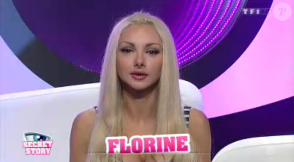 Florine dans la quotidienne de Secret Story 7 le lundi 22 juillet 2013 sur TF1