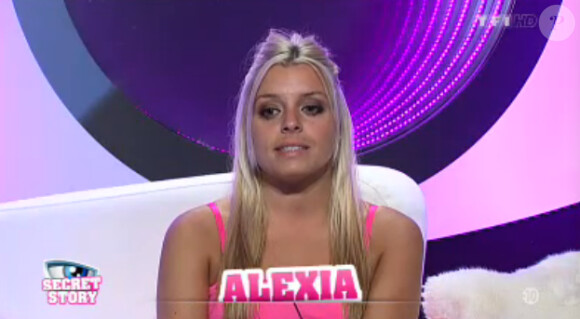 Alexia dans la quotidienne de Secret Story 7 le lundi 22 juillet 2013 sur TF1